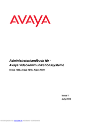 Avaya 1050 Administratorhandbuch
