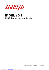Avaya IP Office 3.1 Benutzerhandbuch