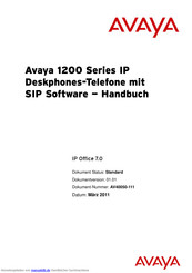 Avaya 1200 Series Handbuch