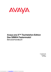 Avaya one-X Tischtelefon SBM24 Benutzerhandbuch
