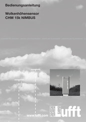 Lufft CHM 15k NIMBUS Bedienerhandbuch