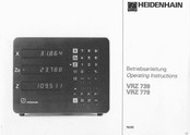 HEIDENHAIN VRZ 779 Betriebsanleitung