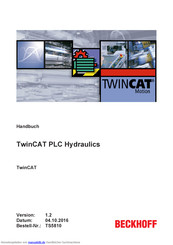 Beckhoff TwinCAT PLC Hydraulics Handbuch