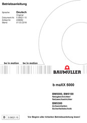 Baumuller b maxx BM5000 Betriebsanleitung