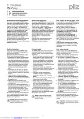 Pilz PNOZ e4vp Betriebsanleitung