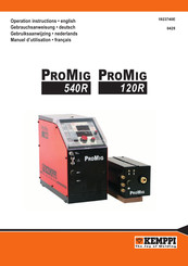 Kemppi ProMig 540R Gebrauchsanweisung