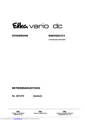Efka Vario DC Betriebsanleitung