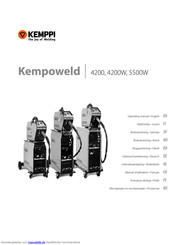 Kemppi Kempoweld 5500W Gebrauchsanweisung