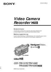 Handycam CCD-TR107E Bedienungsanleitung