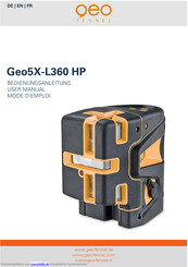 QEO Geo5X-L360 HP Bedienungsanleitung