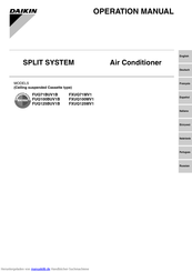 Daikin FUQ71BUV1B Bedienungsanleitung