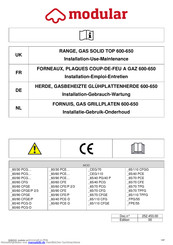 Modular 65/70 CFE Installation, Gebrauch Und Wartung