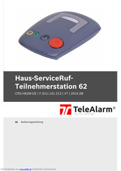 TeleAlarm CRS-H62M-DE Bedienungsanleitung
