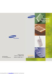 Samsung SGH-A100 Bedienungsanleitung