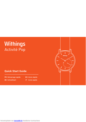 Withings Activité Pop Schnellstartanleitung