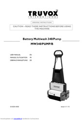 Truvox International MW340/PUMP/B Gebrauchsanleitung