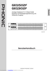Phonic GEQ3102F Benutzerhandbuch