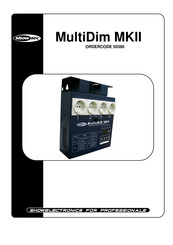 SHOWTEC MultiDim MKII Bedienungsanleitung