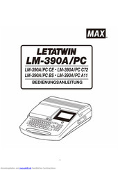 letatwin LM-390A/PC BS Bedienungsanleitung