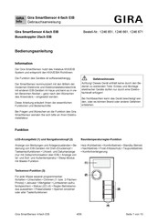 Gira EIB 1246 661 Gebrauchsanweisung