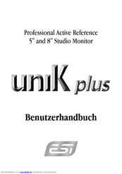 ESI unik plus 08 Benutzerhandbuch
