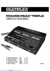 Multiplex power peak triple 360W EQ-BID Bedienungsanleitung