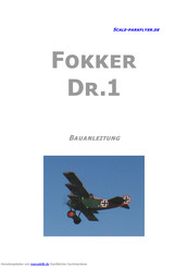 Depron Fokker Dr.1 Handbuch