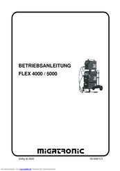 Migatronic FLEX 4000 Bedienungsanleitung