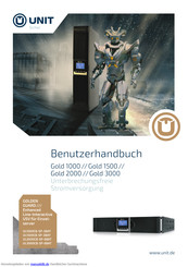 Unit Gold 3000 Benutzerhandbuch
