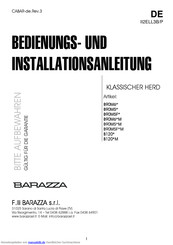 Barazza KLASSISCHER HERD B90M6 series Bedienungsanleitung
