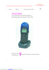 T-Mobile T-Fax CM 301 Handbuch