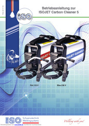 Iso ISOJET Carbon Cleaner 5 Betriebsanleitung