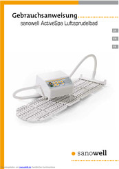 sanowell ActiveSpa Gebrauchsanweisung