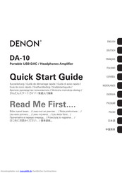 Denon DA-10 Kurzanleitung
