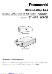 Panasonic BY-HPE11KTCE Bedienungsanleitung