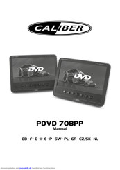 Caliber PDVD 708PP Bedienungsanleitung