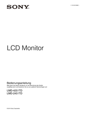 Sony LMD-4251TD Bedienungsanleitung