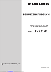 Furuno FCV-1150 Benutzerhandbuch