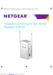 NETGEAR EX6100 Installationsanleitung