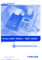 Thales MCT 5900 Bedienungsanleitung
