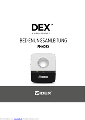 Widex FM+DEX Bedienungsanleitung