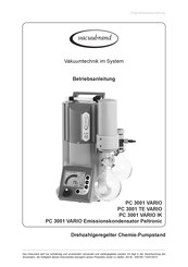 vacuubrand PC 3001 Vario Betriebsanleitung