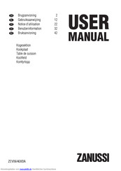Zanussi ZEV8646XBA Benutzerhandbuch