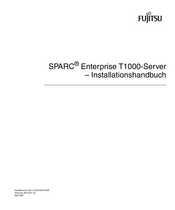 Fujitsu SPARC Enterprise T1000 Installationshandbuch
