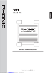 Phonic DB3 Benutzerhandbuch
