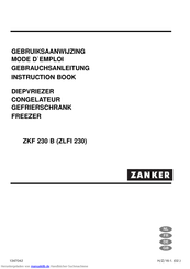 Zanker ZKF 230 B Bedienungsanleitung