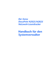 Xerox DocuPrint N2025 Handbuch