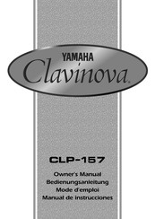 Yamaha CLP-157 Bedienungsanleitung