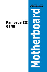 Asus Rampage III Gene Benutzerhandbuch