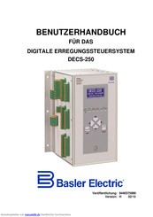 Basler Electric DECS-250 Benutzerhandbuch